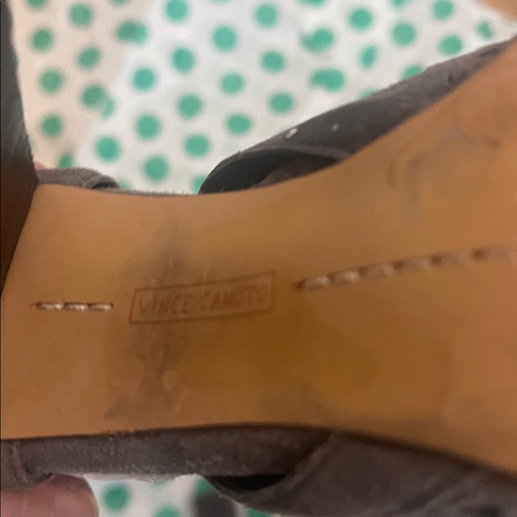 Vince Camuto Charcoal Peep-Toe Ankle Booties - Picture 8 of 8